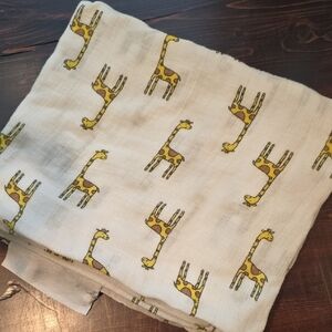 Giraffe Print Baby Swaddle
